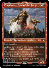 Purphoros, God of the Forge (Foil Etched) [Commander Masters] | Tables and Towers