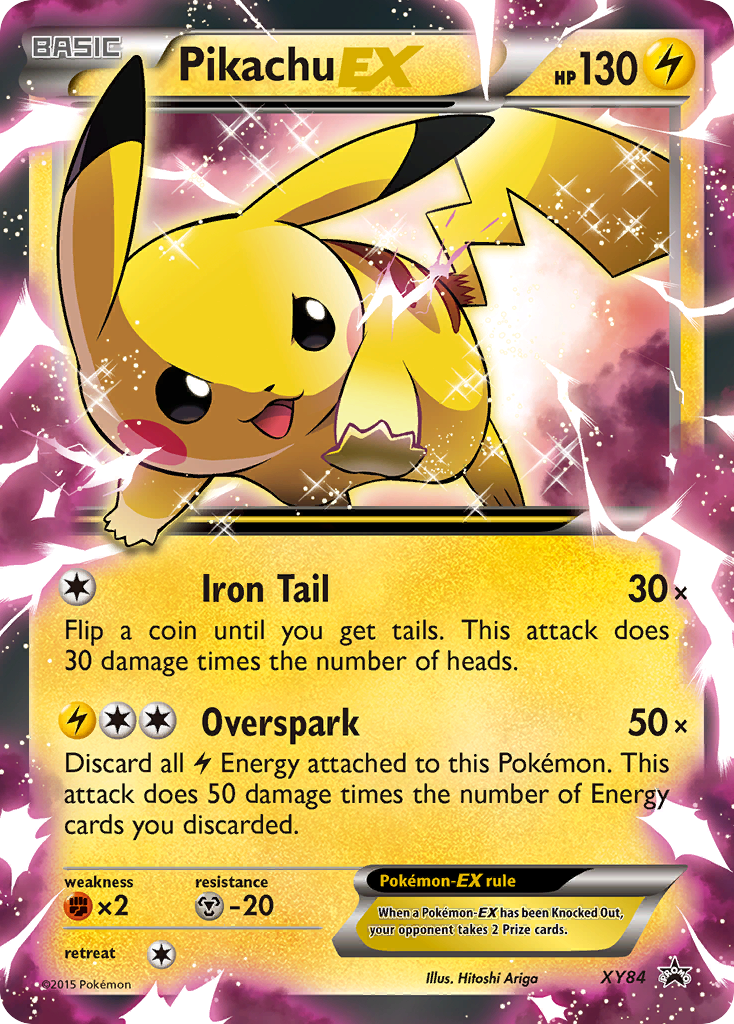 Pikachu EX (XY84) [XY: Black Star Promos] | Tables and Towers