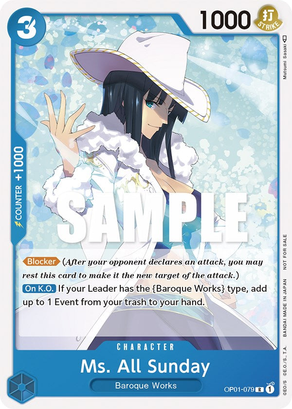 Ms. All Sunday (Promotion Pack 2023) [One Piece Promotion Cards] | Tables and Towers