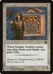 Temple Acolyte [The List Reprints] | Tables and Towers