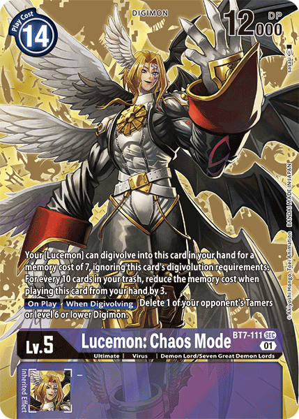 Lucemon: Chaos Mode [BT7-111] (Alternate Art) [Next Adventure] | Tables and Towers