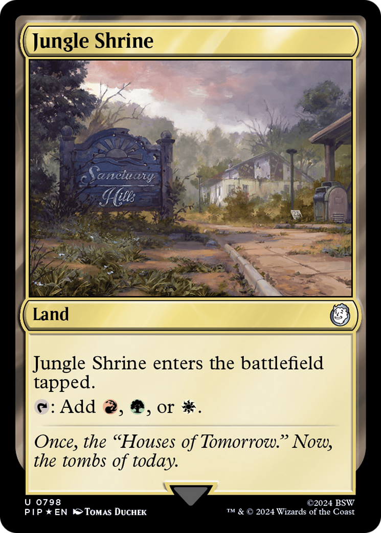 Jungle Shrine (Surge Foil) [Fallout] | Tables and Towers