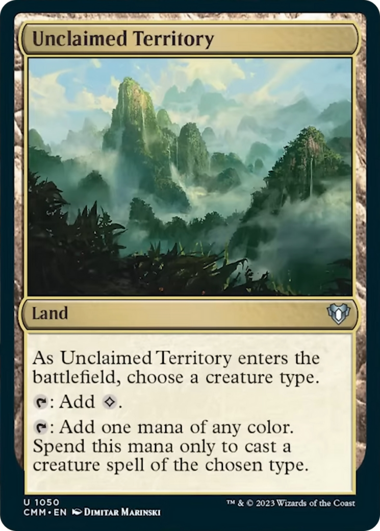 Unclaimed Territory [Commander Masters] | Tables and Towers