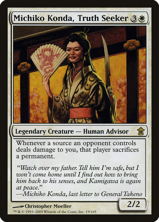 Michiko Konda, Truth Seeker [Saviors of Kamigawa] | Tables and Towers