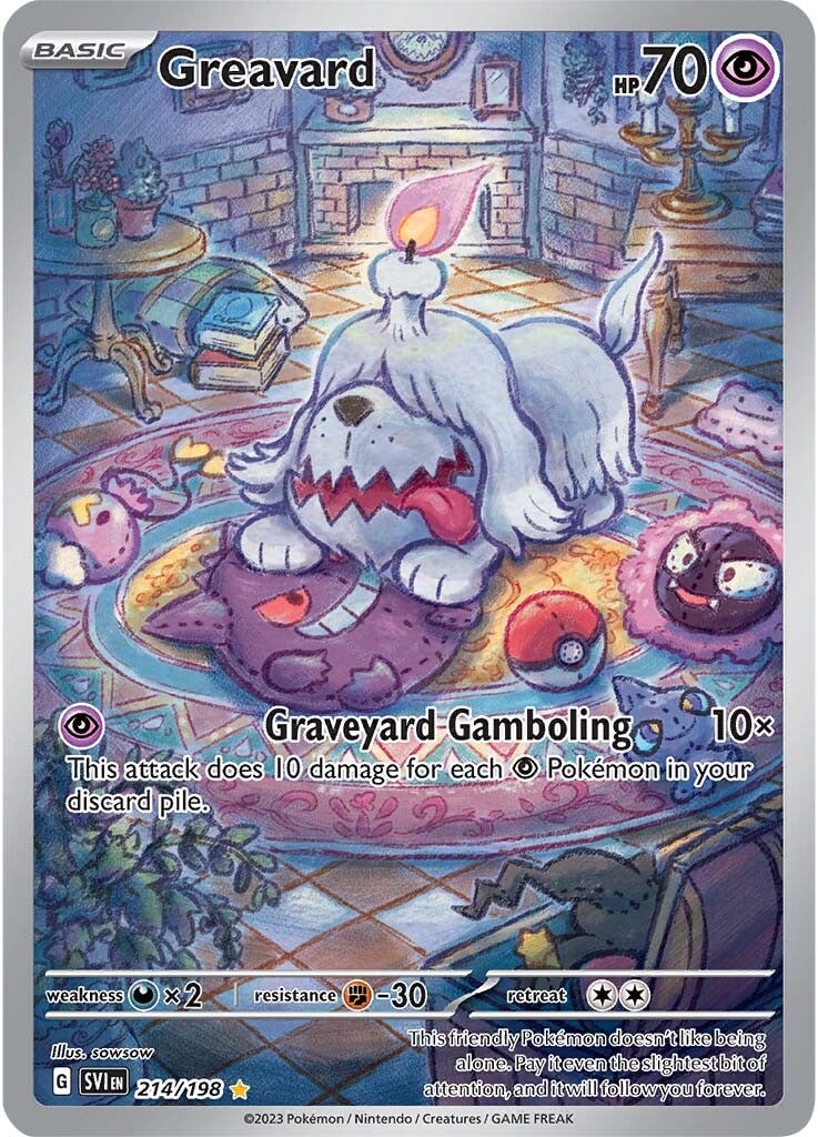 Greavard (214/198) [Scarlet & Violet: Base Set] | Tables and Towers