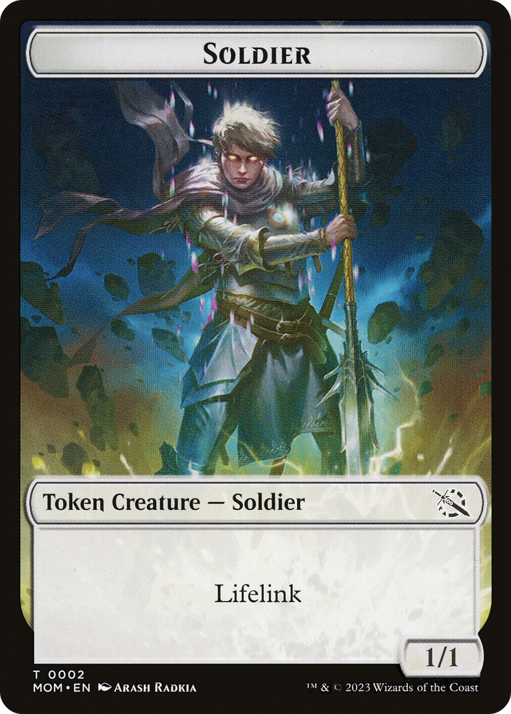 Soldier // Kraken Double-Sided Token [March of the Machine Tokens] | Tables and Towers