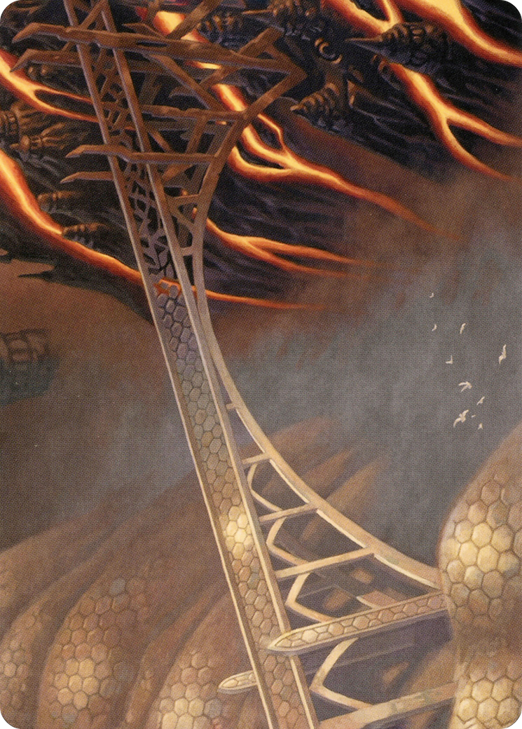 Rustvale Bridge Art Card [Modern Horizons 2 Art Series] | Tables and Towers