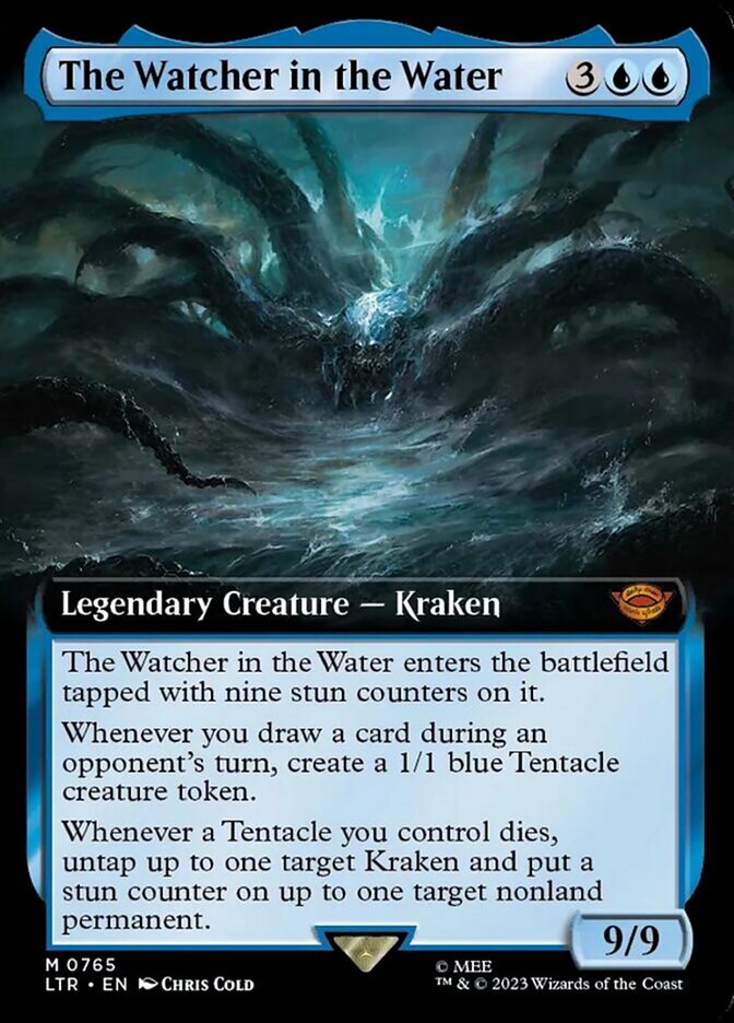 The Watcher in the Water (Extended Art) (Surge Foil) [The Lord of the Rings: Tales of Middle-Earth] | Tables and Towers