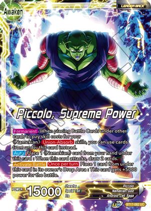 Piccolo // Piccolo, Supreme Power (BT17-082) [Ultimate Squad] | Tables and Towers