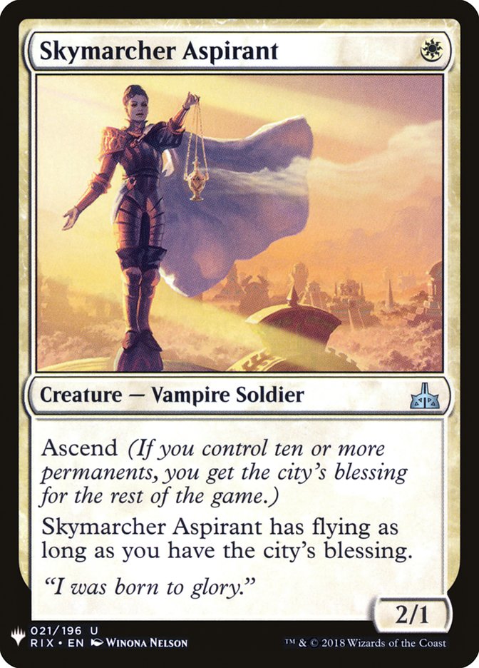 Skymarcher Aspirant [Mystery Booster] | Tables and Towers