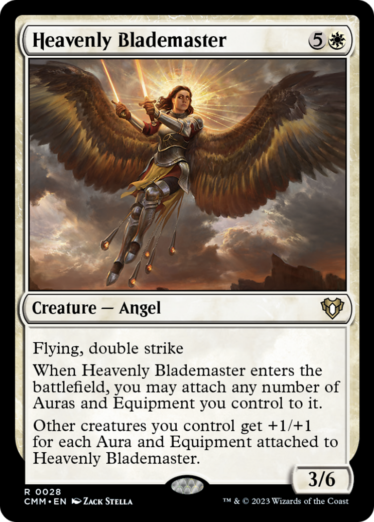 Heavenly Blademaster [Commander Masters] | Tables and Towers