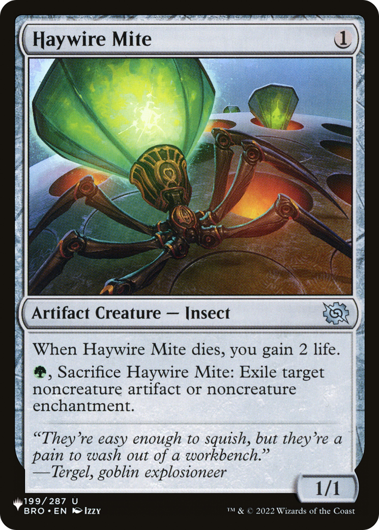 Haywire Mite [The List Reprints] | Tables and Towers