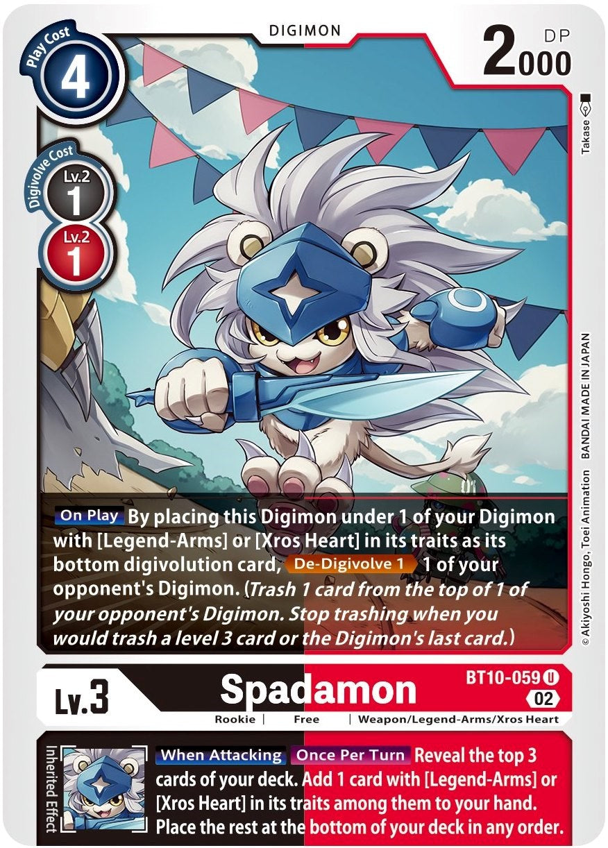 Spadamon [BT10-059] [Xros Encounter] | Tables and Towers