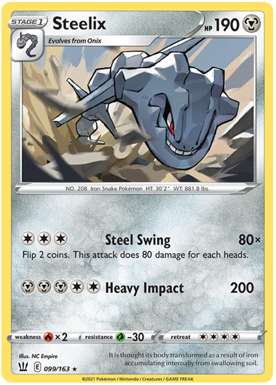 Steelix (099/163) [Sword & Shield: Battle Styles] | Tables and Towers