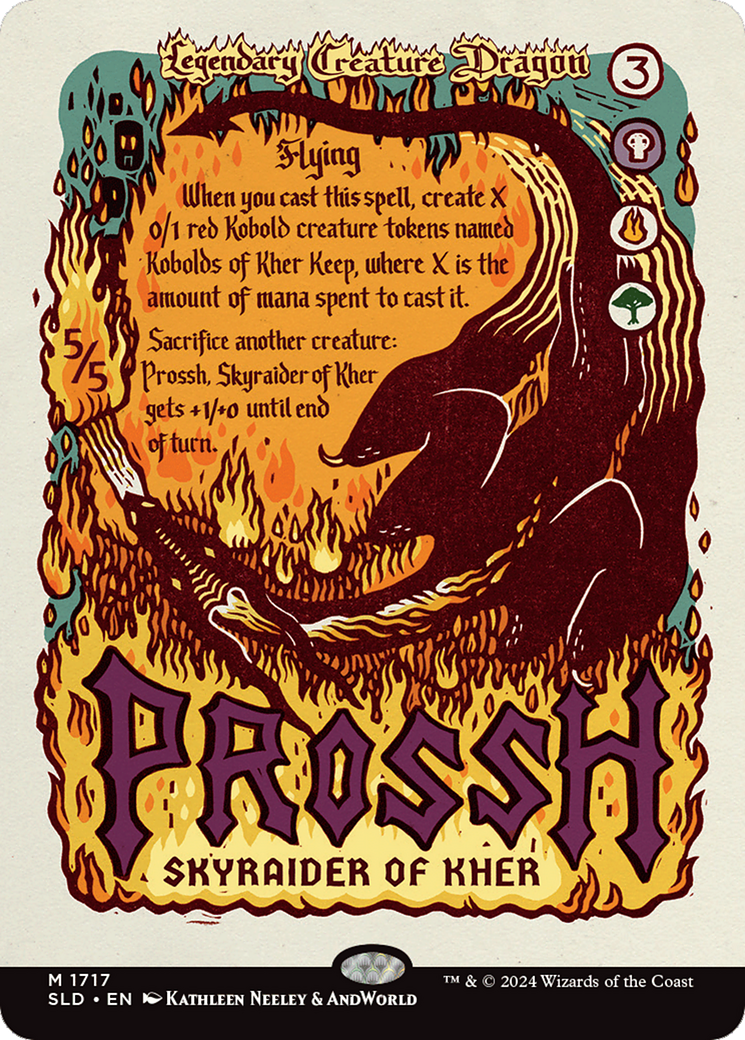 Prossh, Skyraider of Kher (Rainbow Foil) [Secret Lair Drop Series] | Tables and Towers