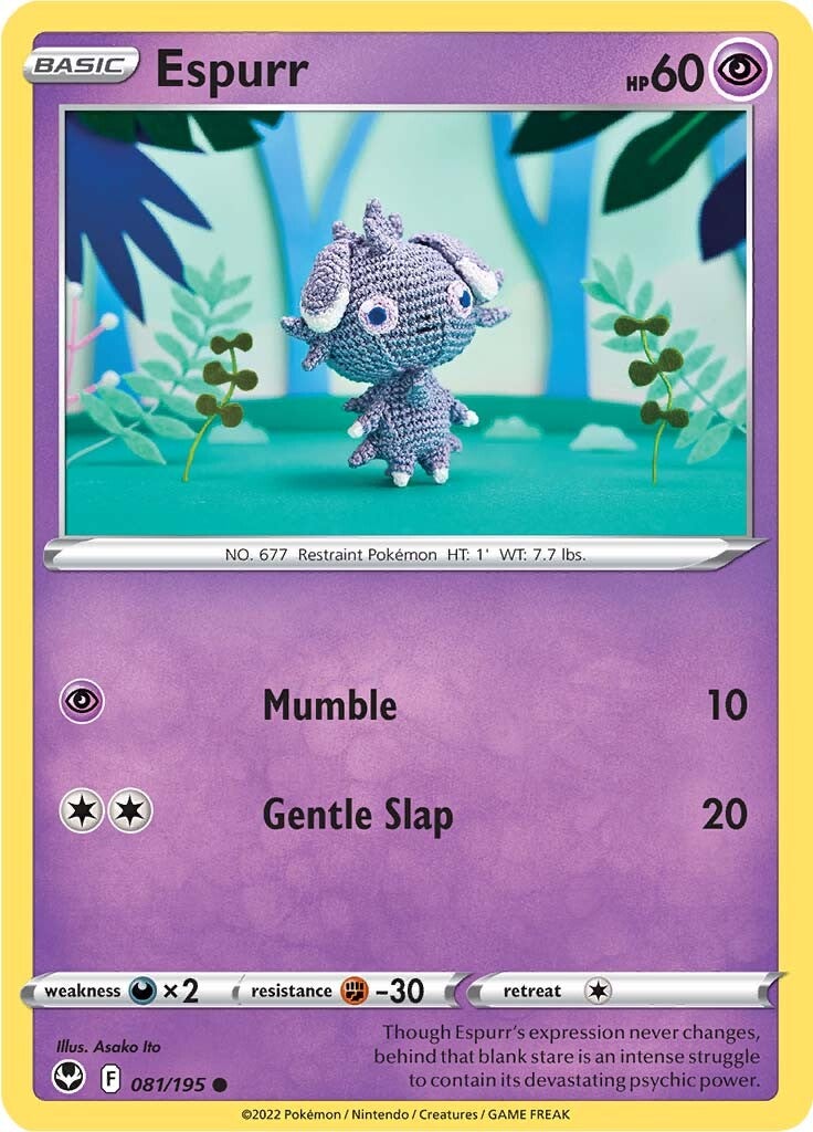 Espurr (081/195) [Sword & Shield: Silver Tempest] | Tables and Towers