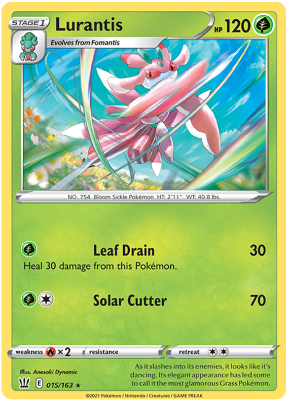 Lurantis (015/163) [Sword & Shield: Battle Styles] | Tables and Towers