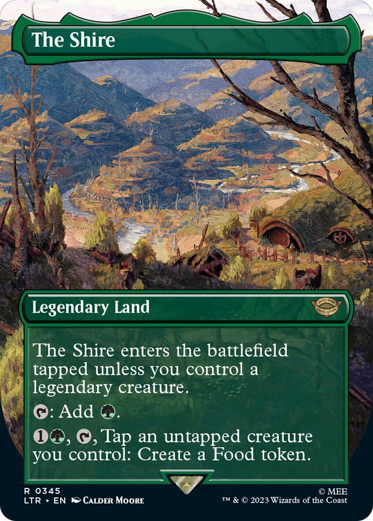 The Shire (Borderless Alternate Art) [The Lord of the Rings: Tales of Middle-Earth] | Tables and Towers