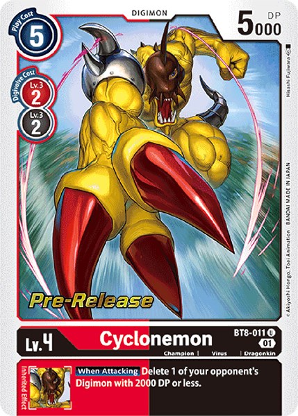 Cyclonemon [BT8-011] [New Awakening Pre-Release Cards] | Tables and Towers