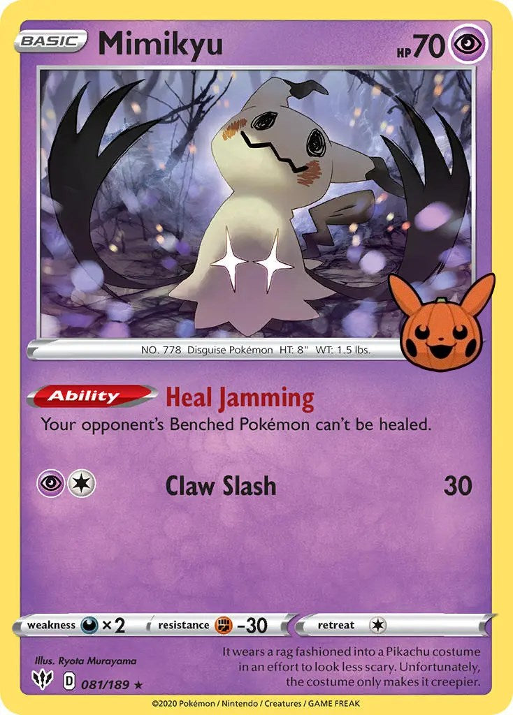 Mimikyu (081/189) [Trick or Trade] | Tables and Towers