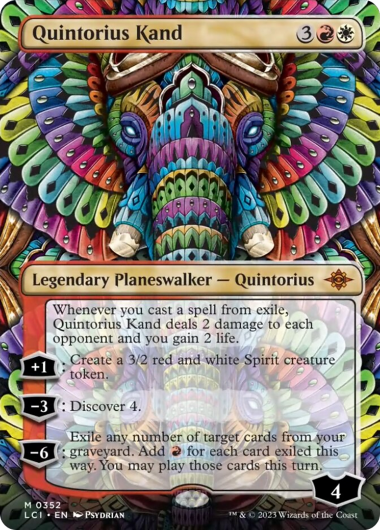 Quintorius Kand (0352) (Borderless) [The Lost Caverns of Ixalan] | Tables and Towers