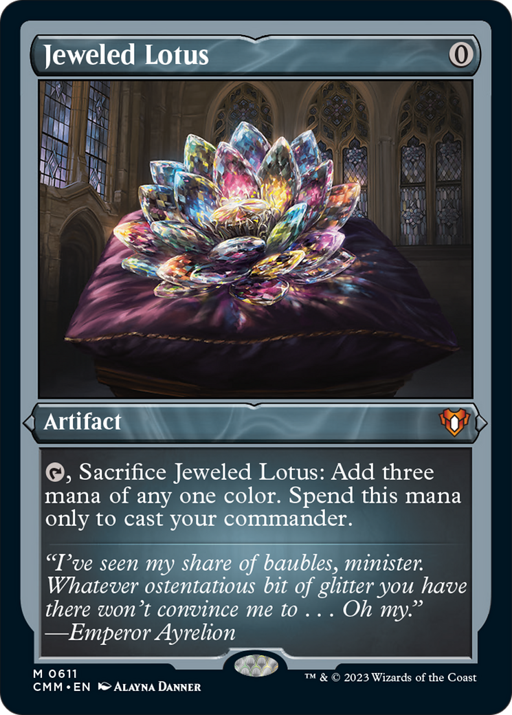 Jeweled Lotus (Foil Etched) [Commander Masters] | Tables and Towers