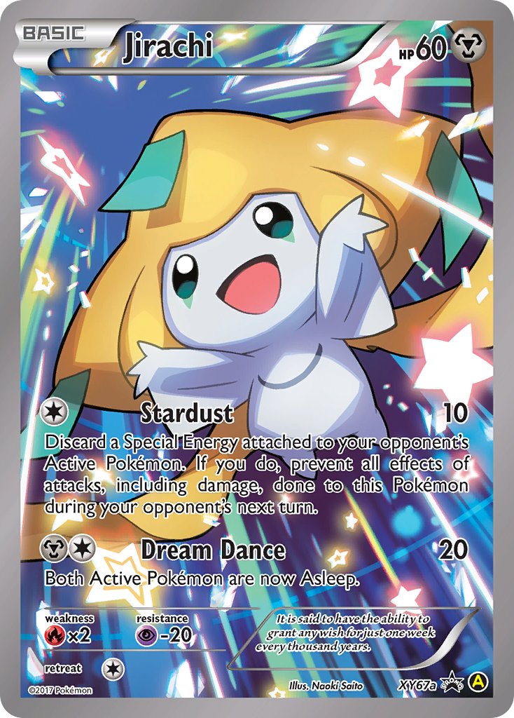 Jirachi (XY67a) [Alternate Art Promos] | Tables and Towers