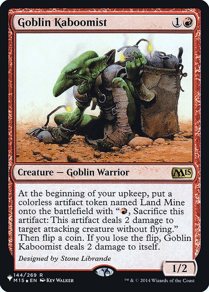 Goblin Kaboomist [Secret Lair: Heads I Win, Tails You Lose] | Tables and Towers