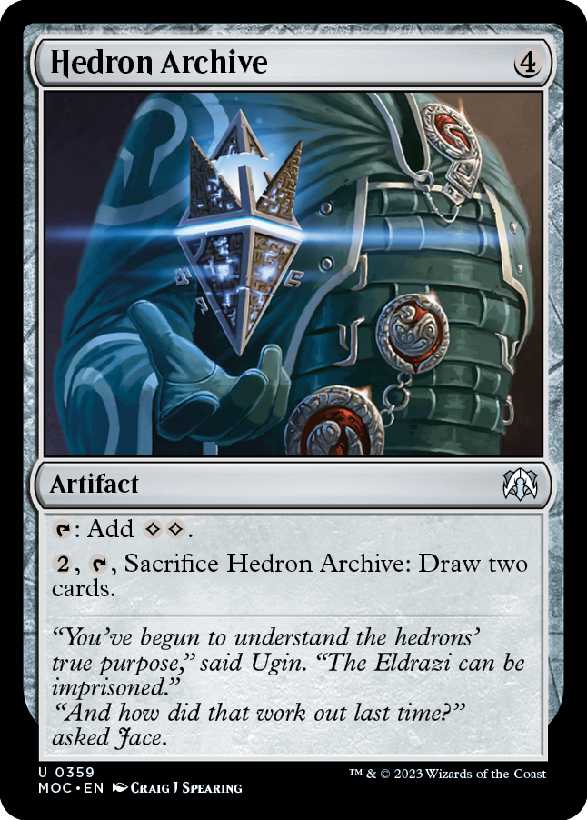 Hedron Archive [March of the Machine Commander] | Tables and Towers