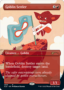 Goblin Settler (Borderless) [Secret Lair Drop Series] | Tables and Towers