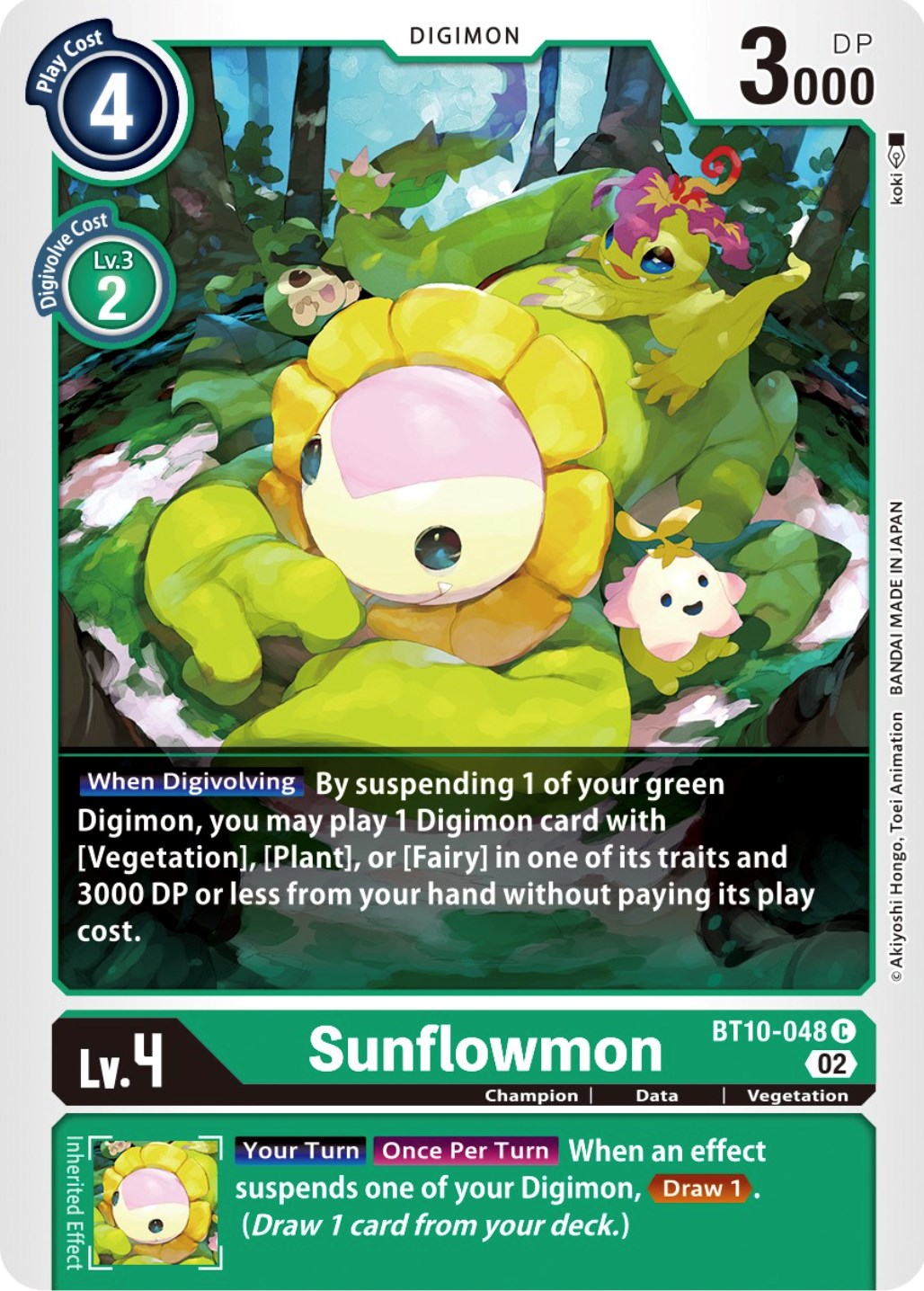 Sunflowmon [BT10-048] [Xros Encounter] | Tables and Towers