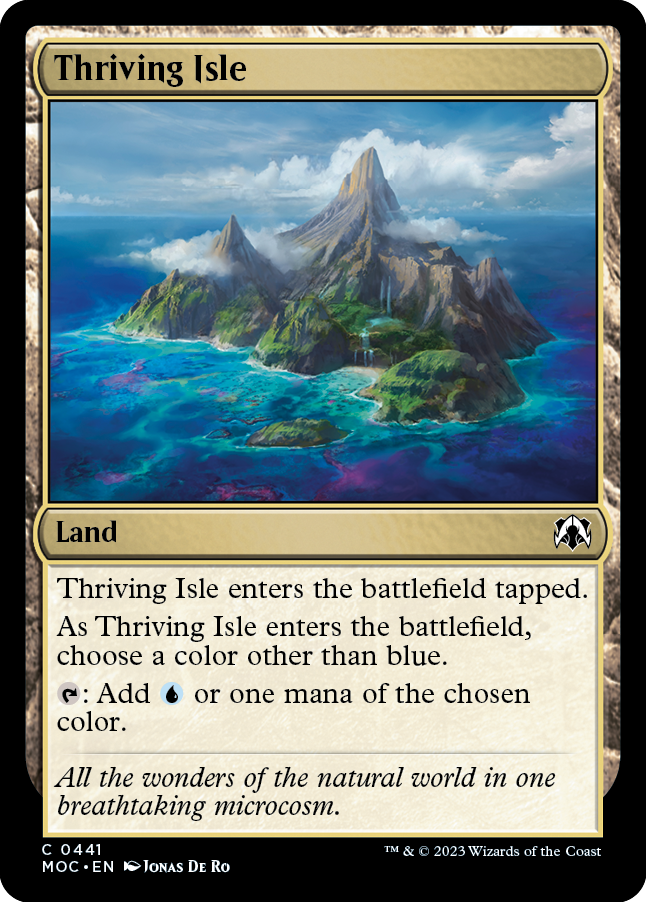 Thriving Isle [March of the Machine Commander] | Tables and Towers