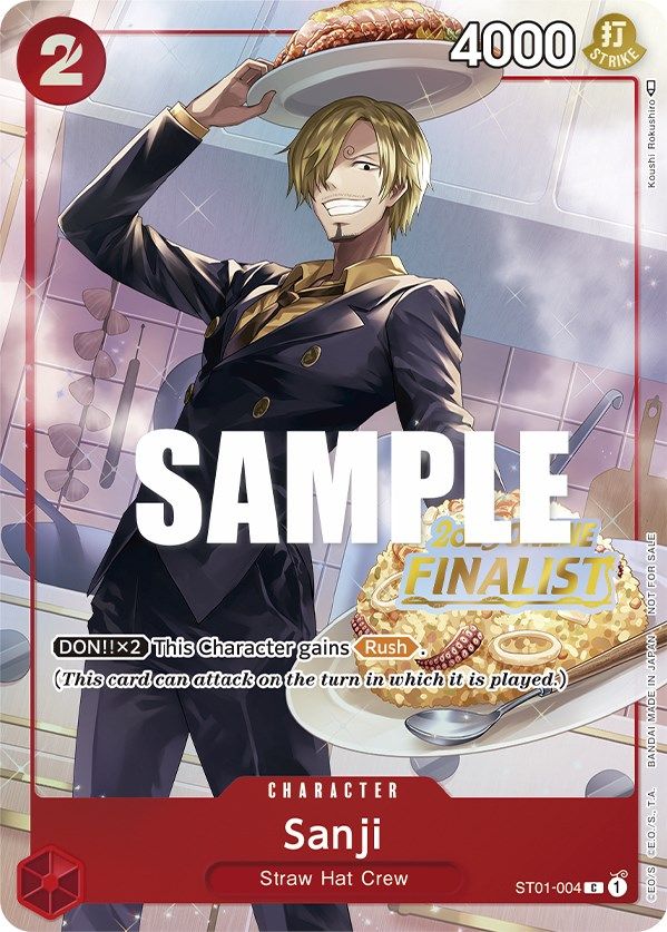 Sanji (Online Regional 2023) [Finalist] [One Piece Promotion Cards] | Tables and Towers