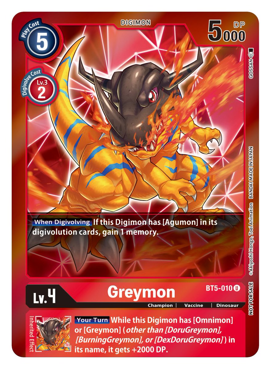 Greymon [BT5-010] (Event Pack 2) [Battle of Omni] | Tables and Towers