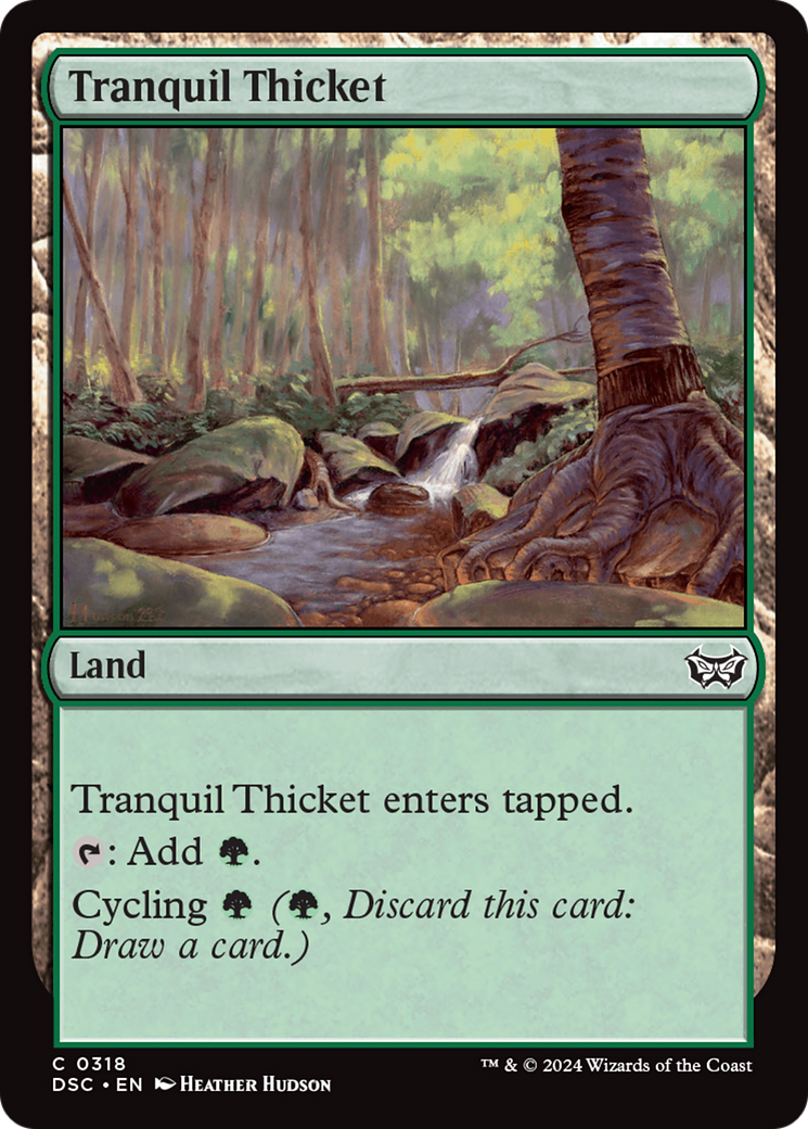 Tranquil Thicket [Duskmourn: House of Horror Commander] | Tables and Towers