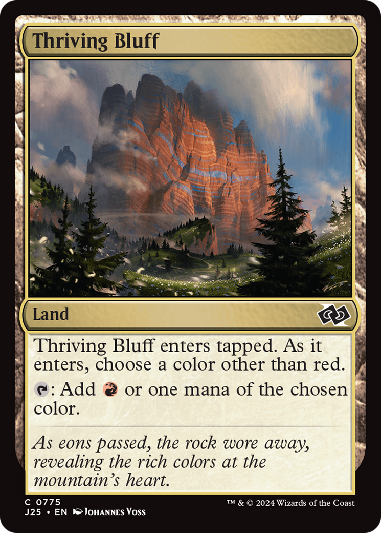 Thriving Bluff [Foundations Jumpstart] | Tables and Towers