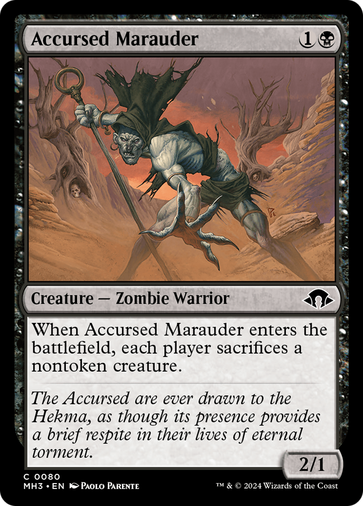 Accursed Marauder [Modern Horizons 3] | Tables and Towers