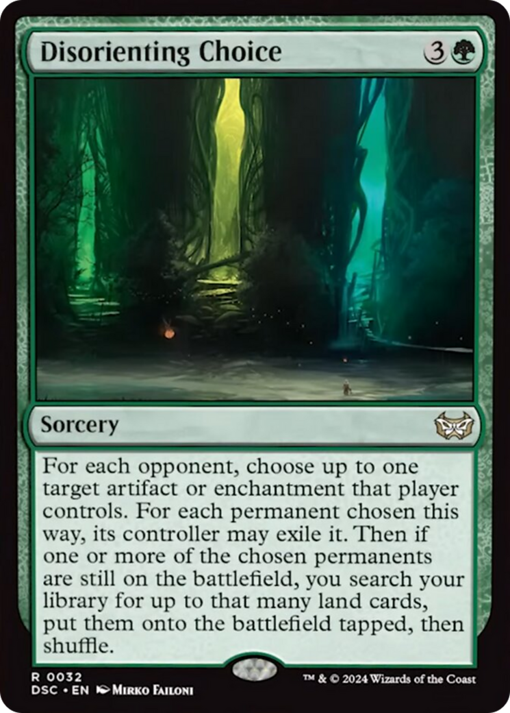 Disorienting Choice (Extended Art) [Duskmourn: House of Horror Commander] | Tables and Towers