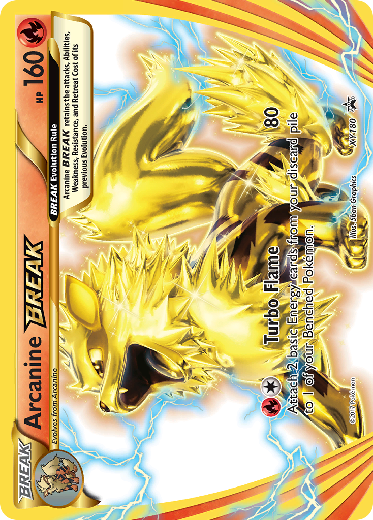 Arcanine BREAK (XY180) [XY: Black Star Promos] | Tables and Towers