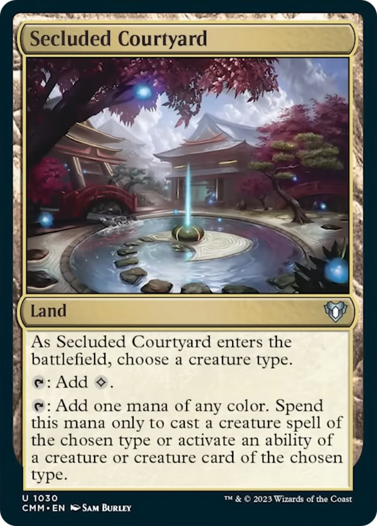 Secluded Courtyard [Commander Masters] | Tables and Towers