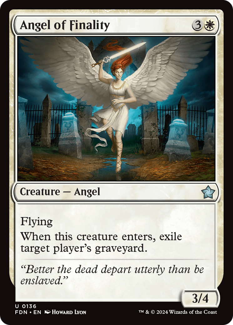 Angel of Finality [Foundations] | Tables and Towers