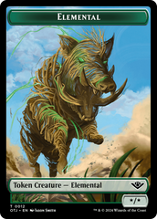 Elemental // Plot Double-Sided Token [Outlaws of Thunder Junction Tokens] | Tables and Towers