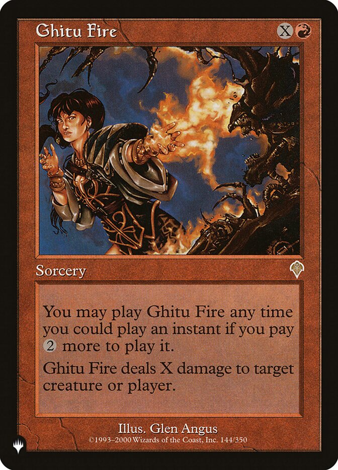 Ghitu Fire [The List] | Tables and Towers