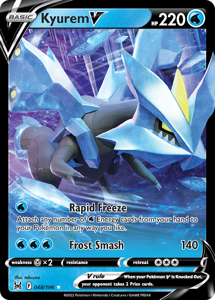 Kyurem V (048/196) (Jumbo Card) [Sword & Shield: Lost Origin] | Tables and Towers