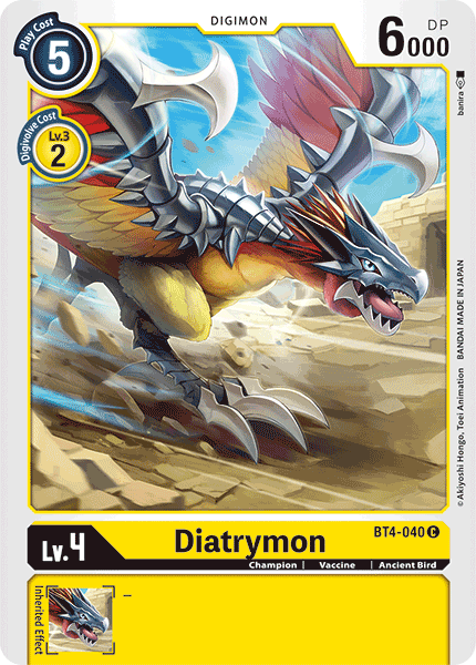 Diatrymon [BT4-040] [Great Legend] | Tables and Towers