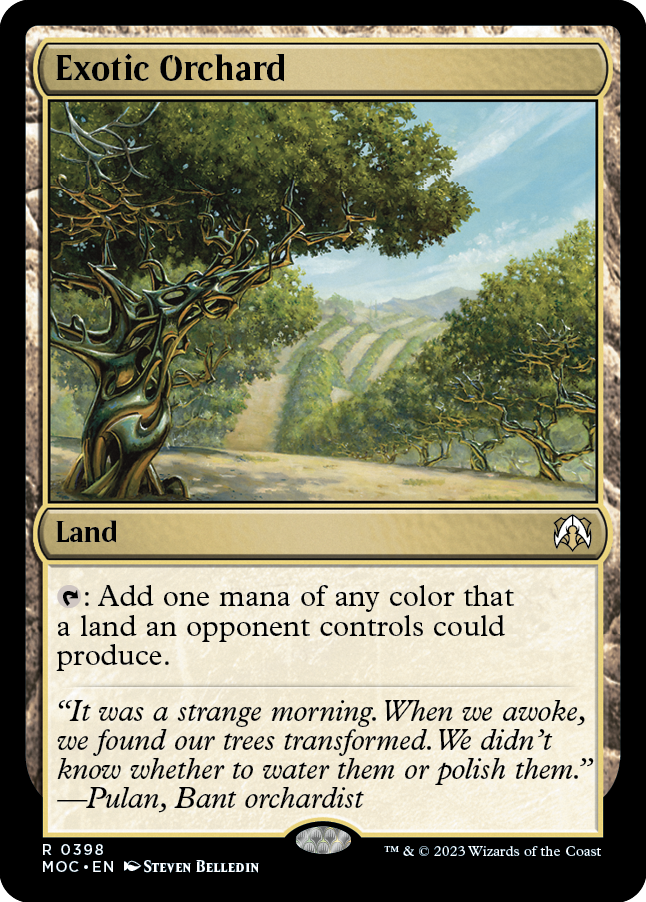 Exotic Orchard [March of the Machine Commander] | Tables and Towers