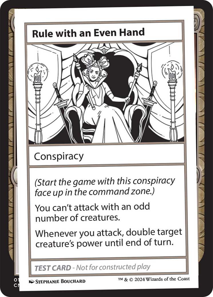 Rule with an Even Hand [Mystery Booster 2 Playtest Cards] | Tables and Towers