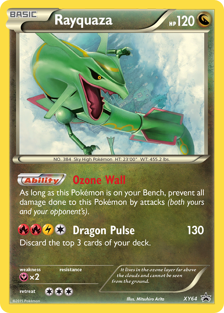 Rayquaza (XY64) [XY: Black Star Promos] | Tables and Towers