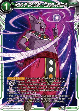 Realm of the Gods - Champa Destroys (BT16-069) [Realm of the Gods] | Tables and Towers