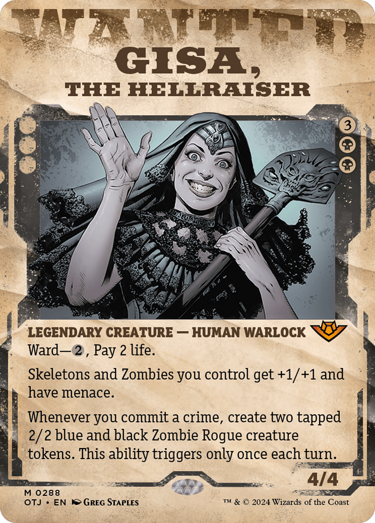 Gisa, the Hellraiser (Showcase) [Outlaws of Thunder Junction] | Tables and Towers